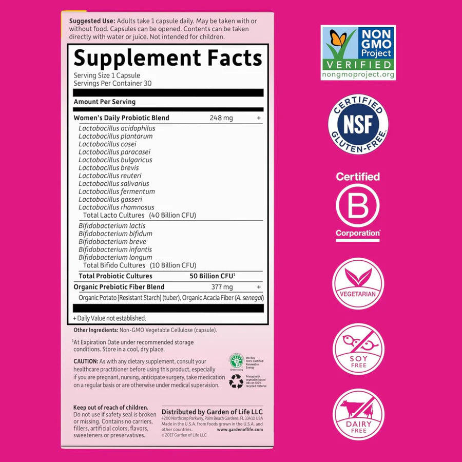 Dr. Formulated Once Daily Women's Probiotic