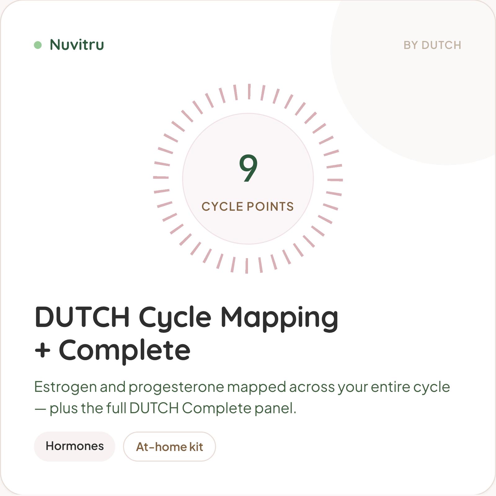 DUTCH Cycle Mapping + Complete