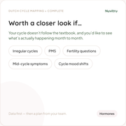 DUTCH Cycle Mapping + Complete