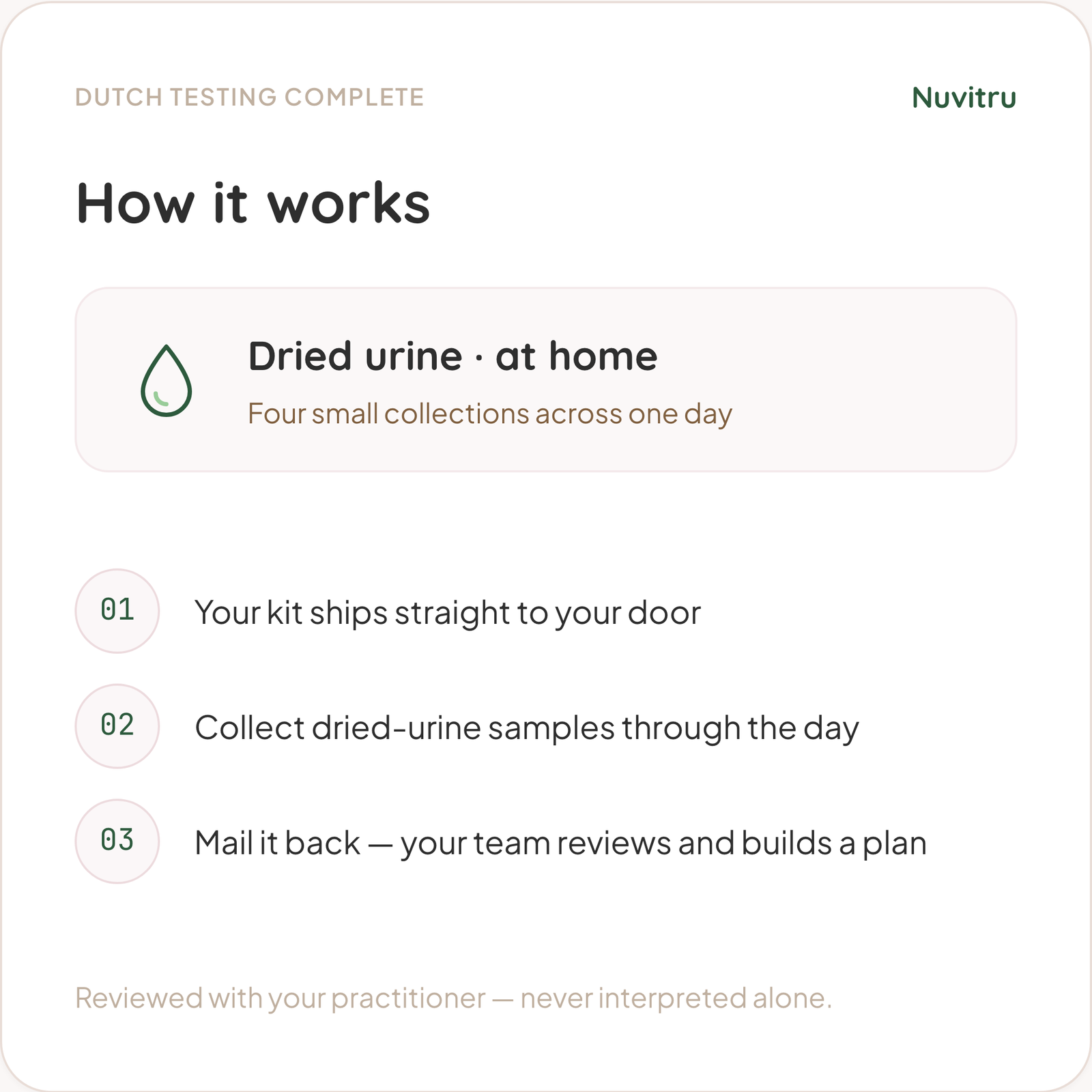 DUTCH Testing Complete