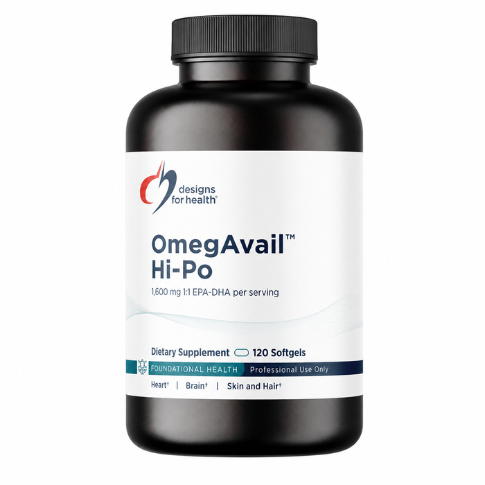 Designs for Health OmegAvail Hi-Po, 120 softgels